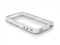 Бампер для iPhone 4 Bumper Clever Case, цвет белый