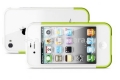 Бампер для iPhone 4 и 4S SGP Linear EX Meteor Series, цвет лайм (SGP08375)
