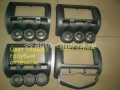 Переходная рамка для Honda Fit 01-07 2 din с механической печью, сероголубая, 2 din RP-HNFTb