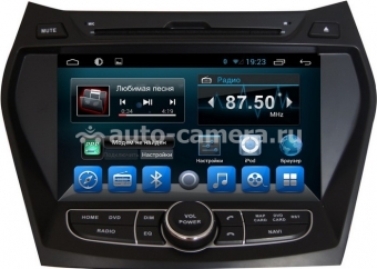 Штатное головное устройство DayStar DS-7004HD для Hyundai Santa FE 2013+ на Android 4.2.2